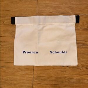 Proenza Schouler White Drawstring Dust Bag | Designer Storage Pouch